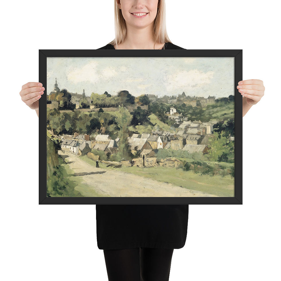 Thumbnail: The Village Vintage Framed Art