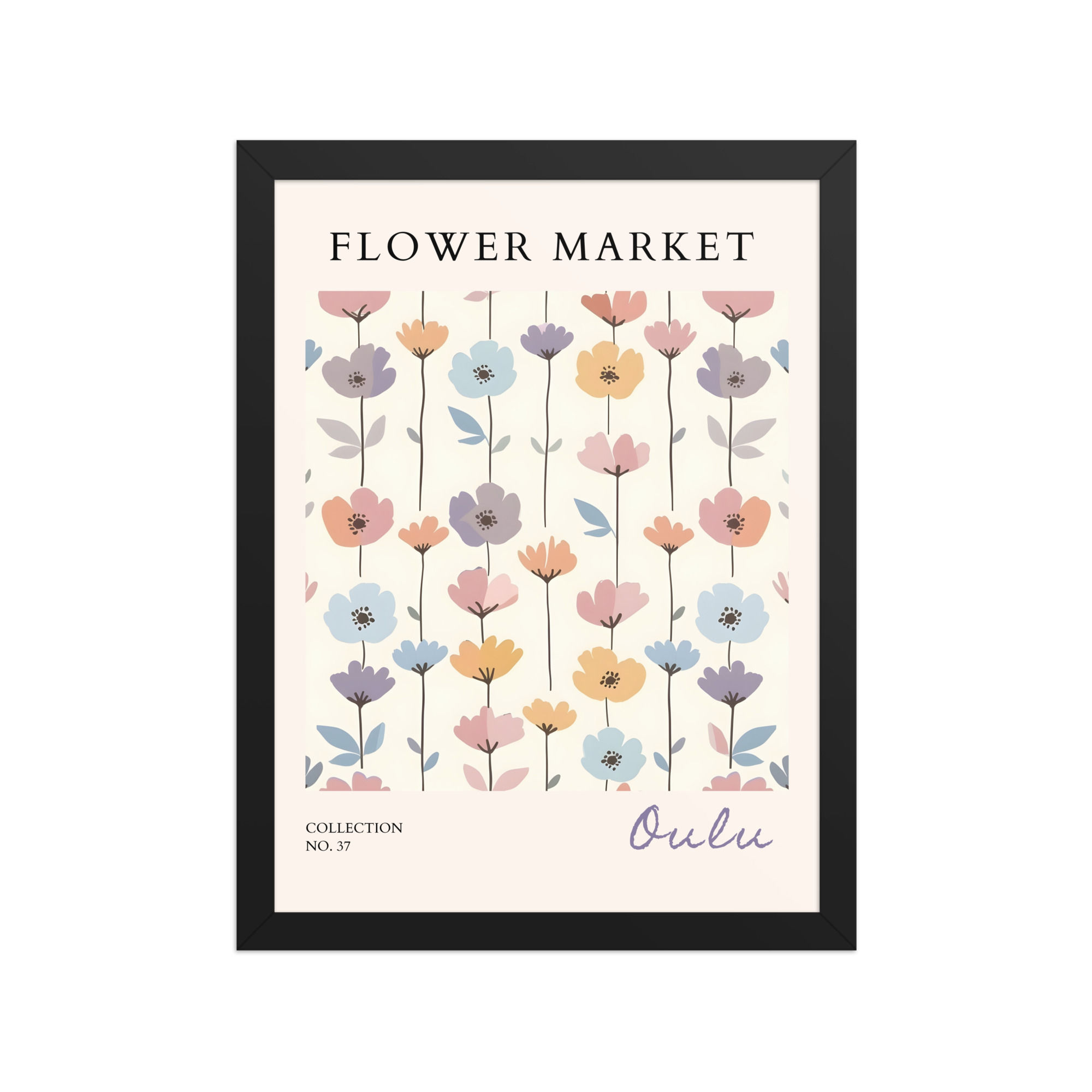 Oulu | Framed Botanical Wall Art: Nature Prints from Global Cities
