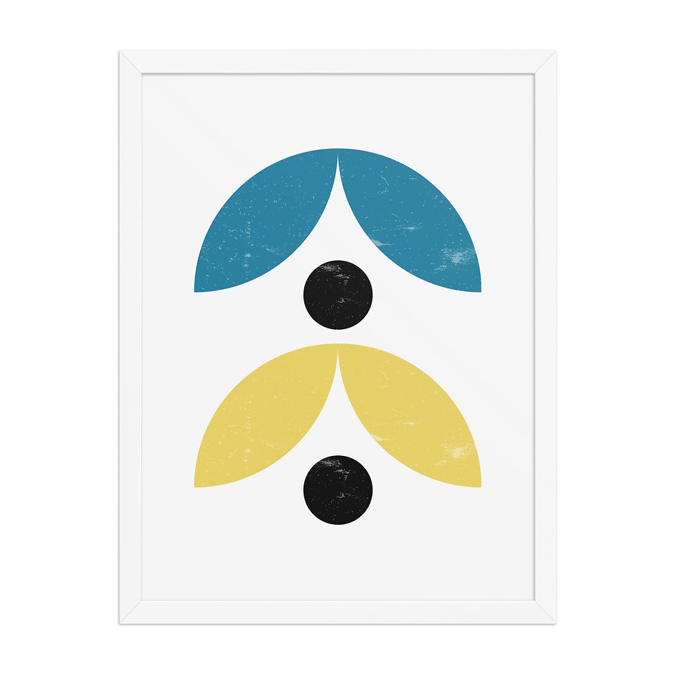 Thumbnail: Bauhaus Framed Wall Art: Modern Design for Stylish interiors x