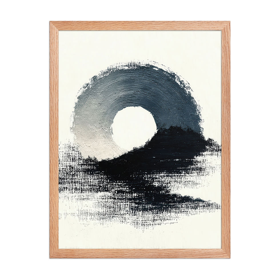 Thumbnail: Japandi Abstract Sumi-e Ink Inspired  
