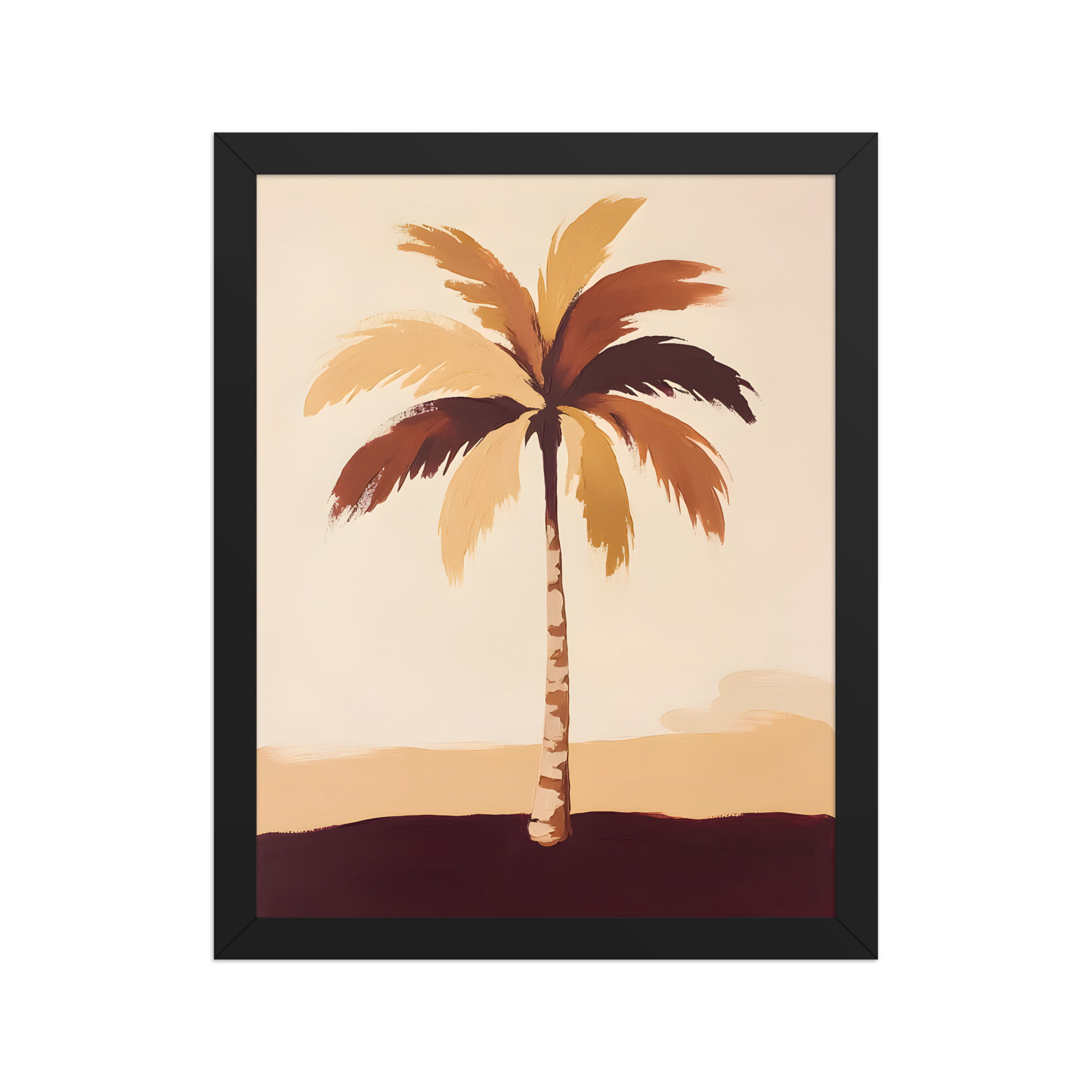 Solo Palm Study Framed Nature Wall Art