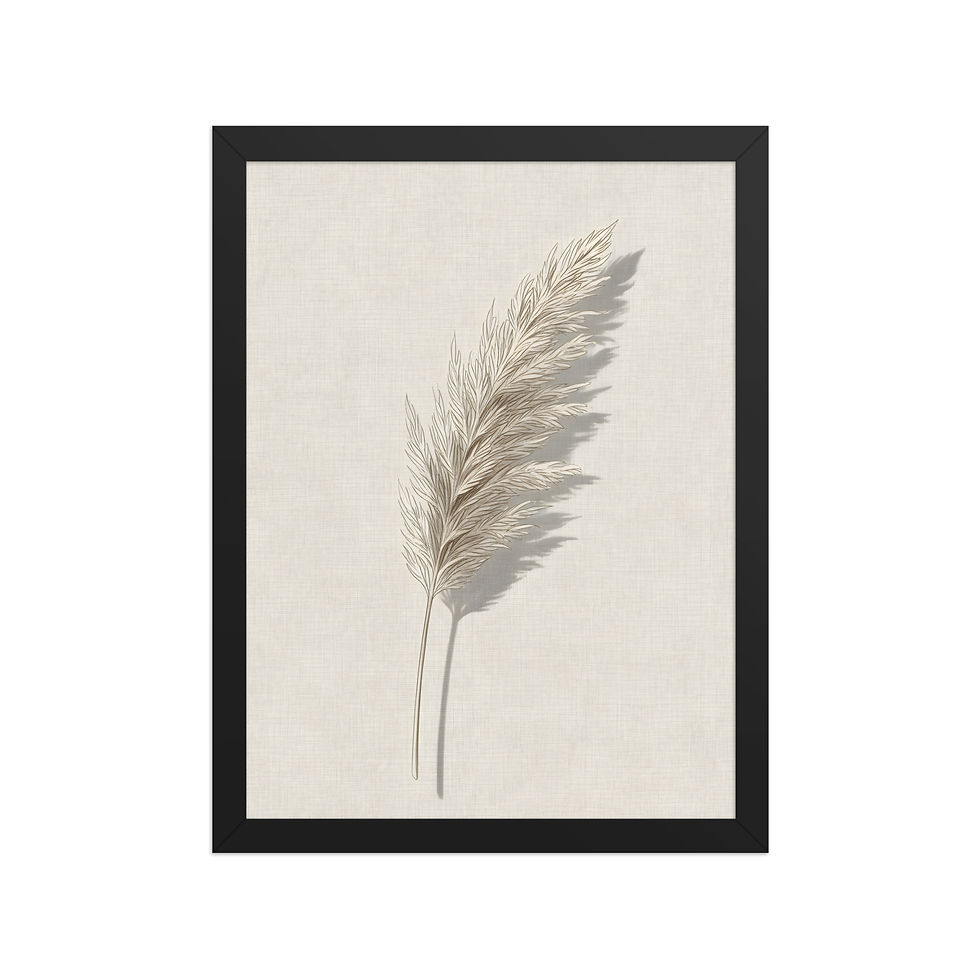 Thumbnail: Pampas Frond Botanical Art Print