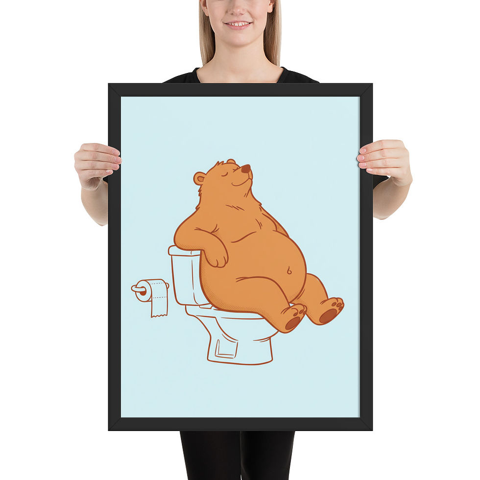 Thumbnail: Bear Necessities Quirky Wall Art