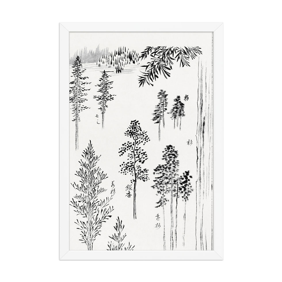 Thumbnail: Framed Hokusai Art for Bathroom  