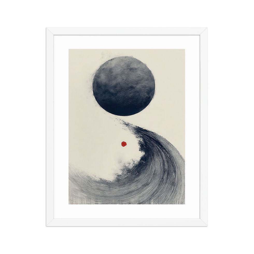 Thumbnail: Japandi Wave Sumi-e Ink Inspired