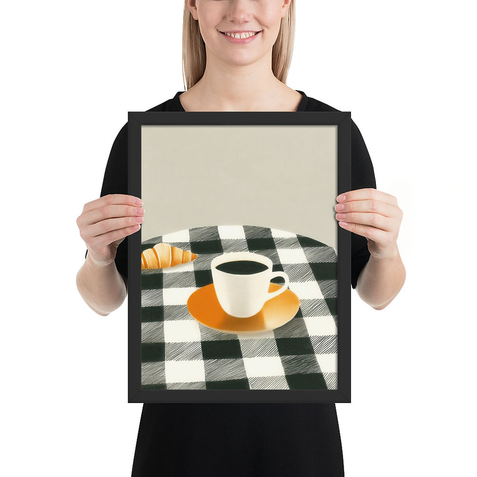 Thumbnail: Affordable Framed Gouache Art for Stylish Spaces