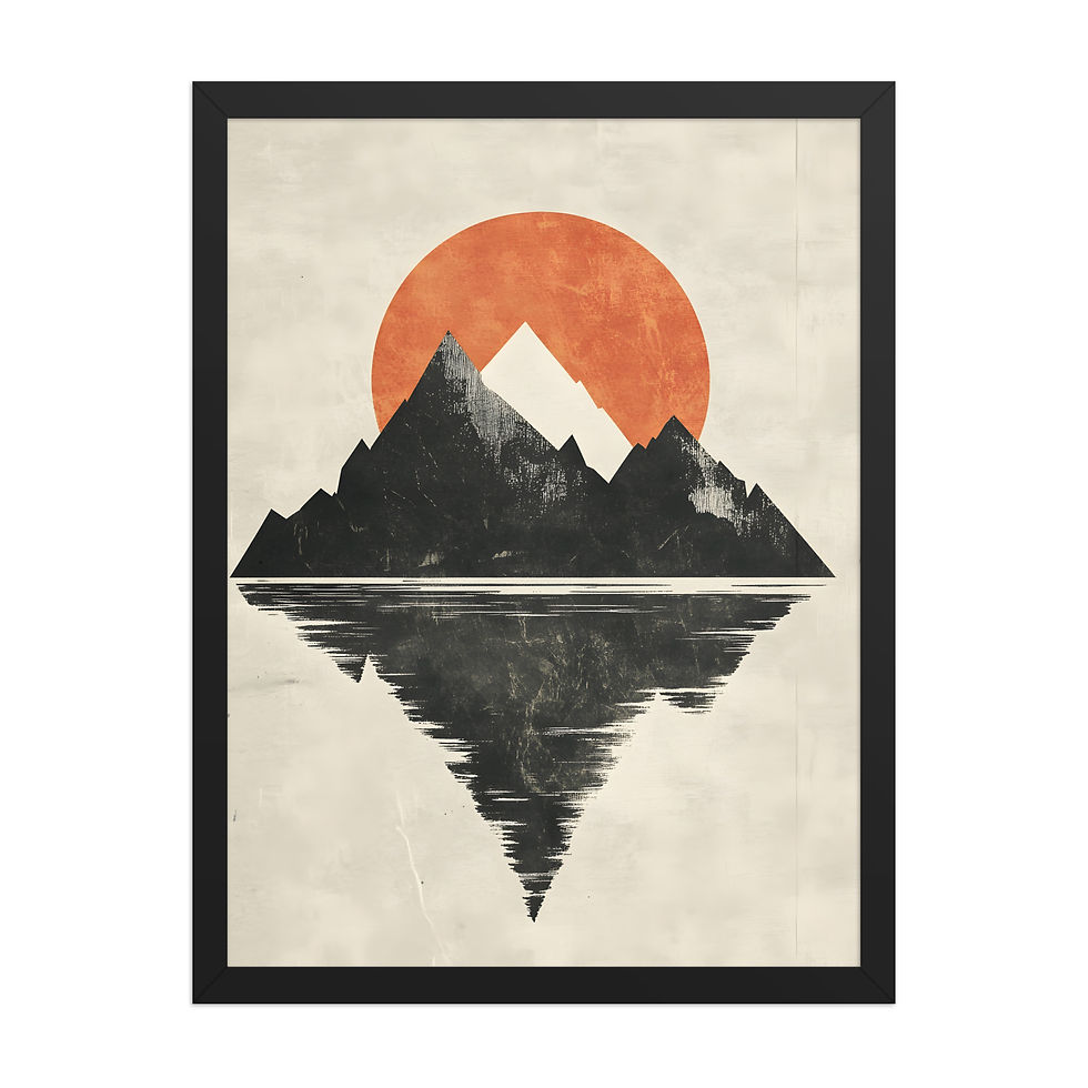 Thumbnail: Minimalist Mountain Art