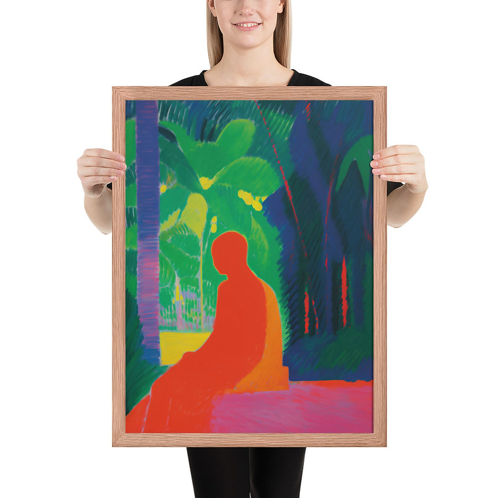 Thumbnail: Vibrant Abstract Framed Wall Art for Modern Decor