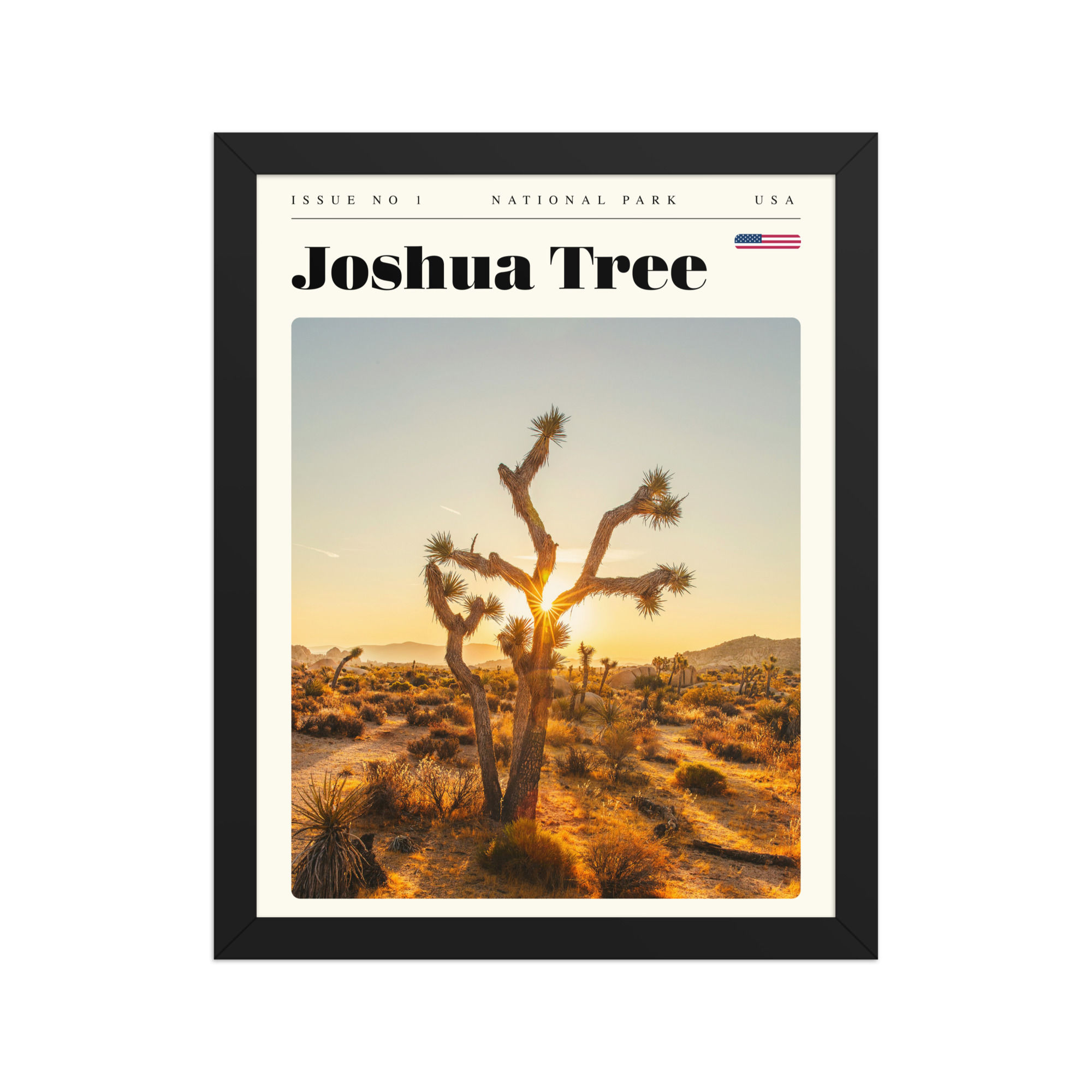 Joshua tree | Framed USA Travel Posters