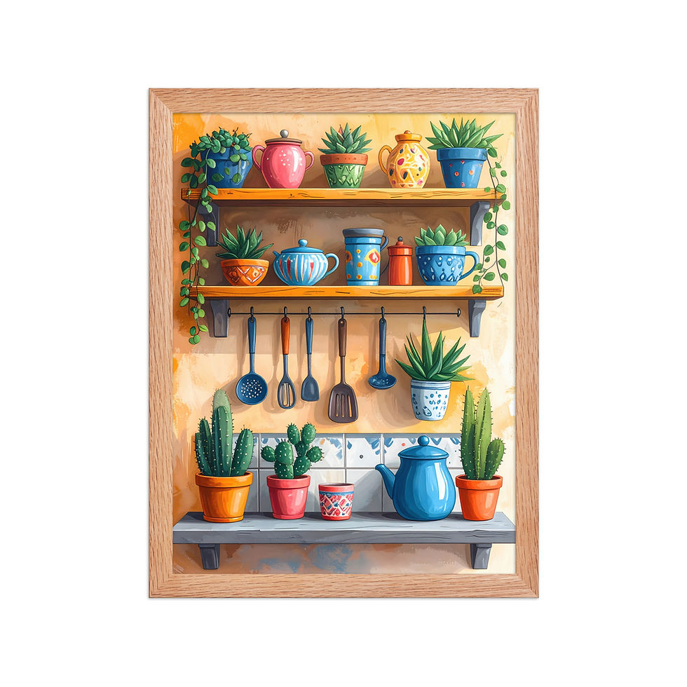 Thumbnail: Gouache Style Kitchen Art