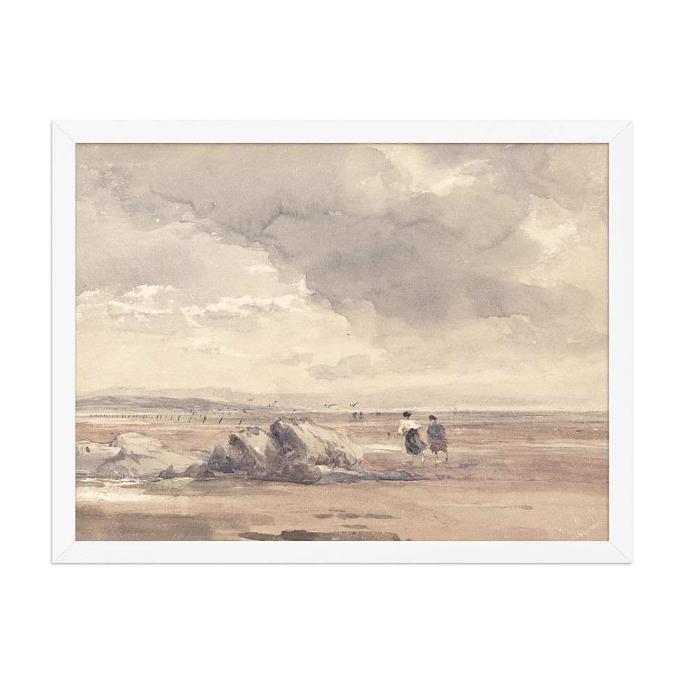 Thumbnail: The Coast in Spring Framed Wall Art Print