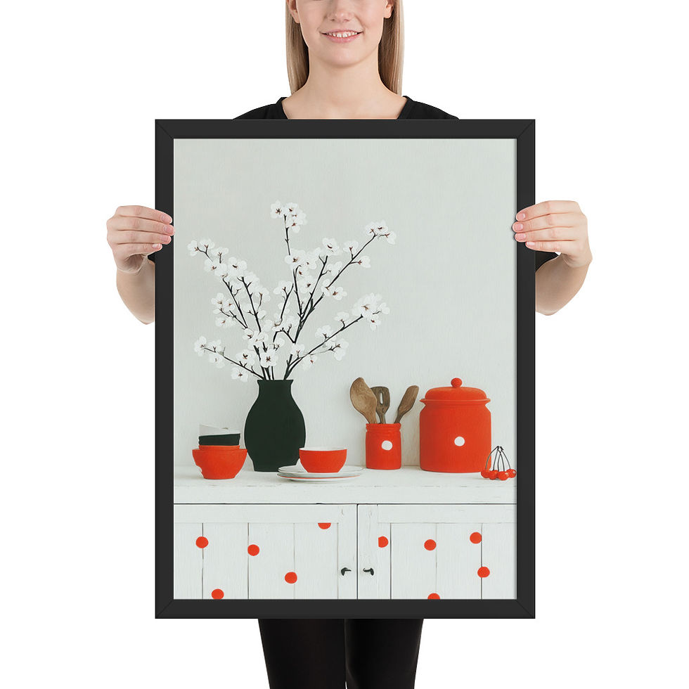 Thumbnail: Kitchen Gouache Inspired Art Print 