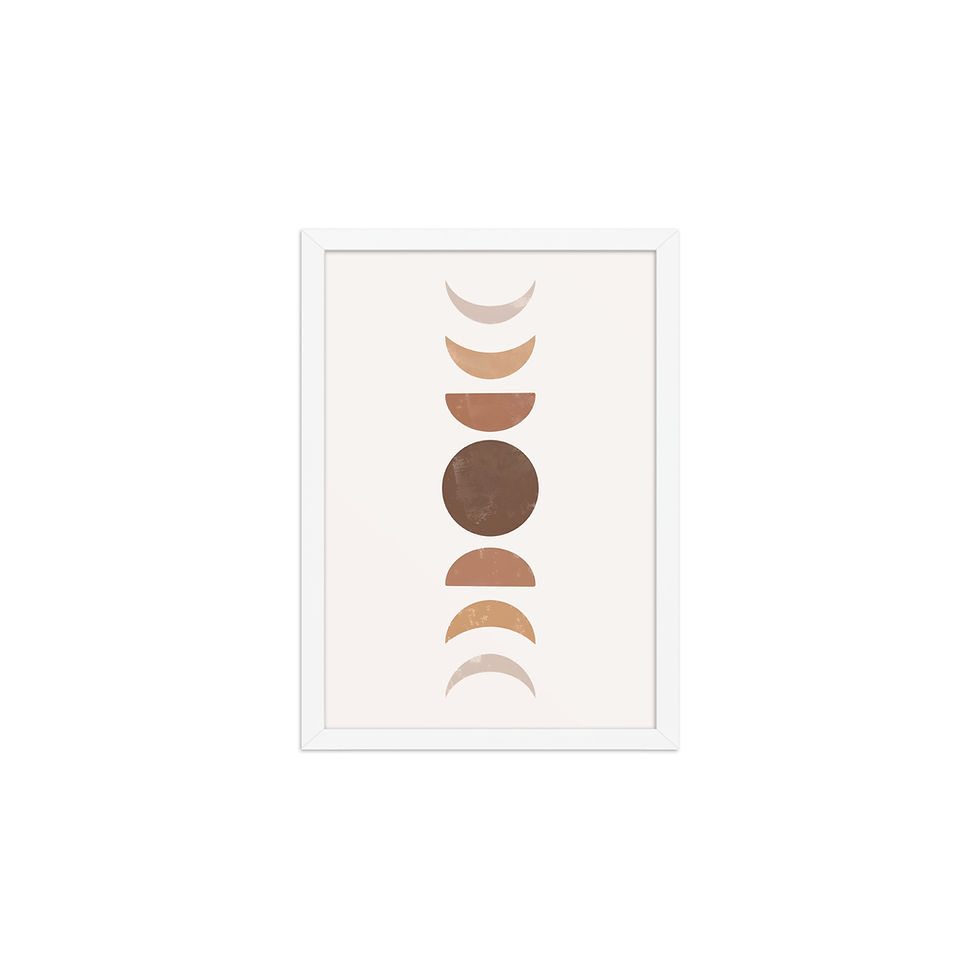 Thumbnail: Boho Minimalist Art: Simple Wall Decor for Stylish Home Interiors ii
