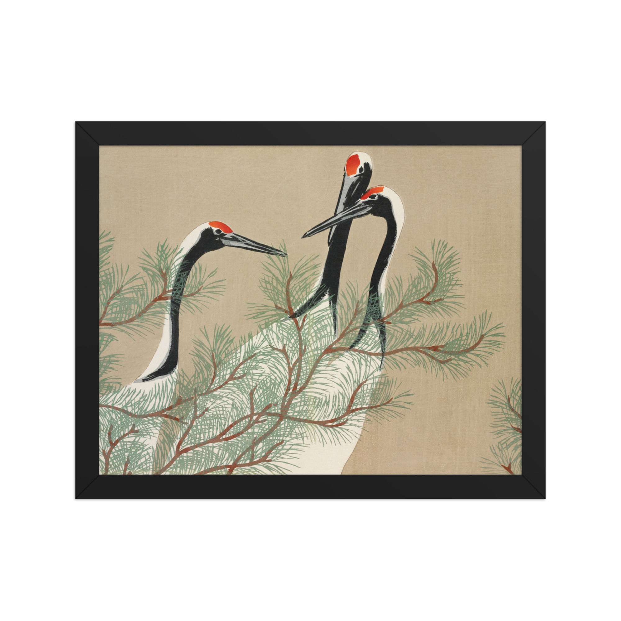 Cranes from Momoyogusa by Kamisaka Sekka Wall Art