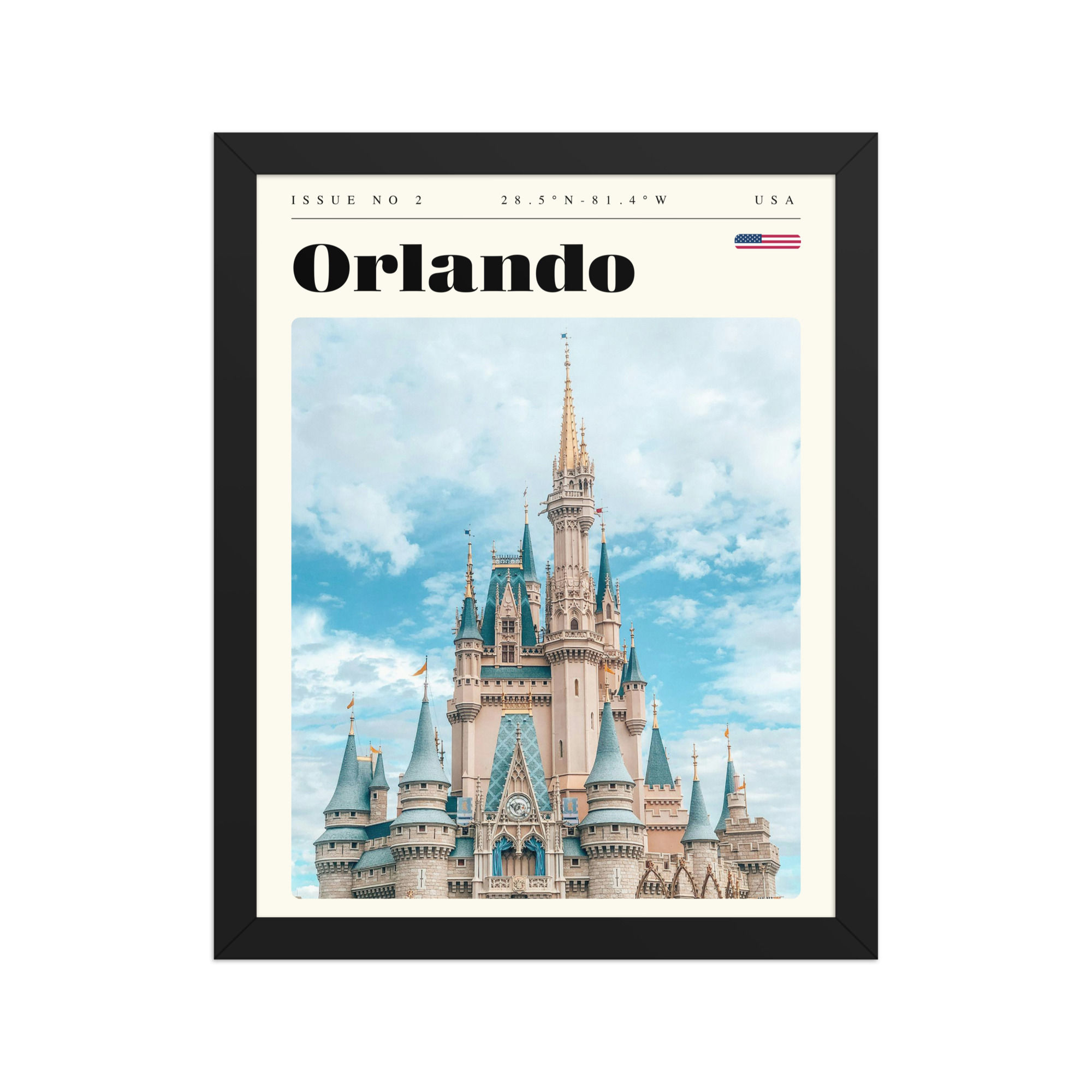 Orlando | Framed USA Travel Posters
