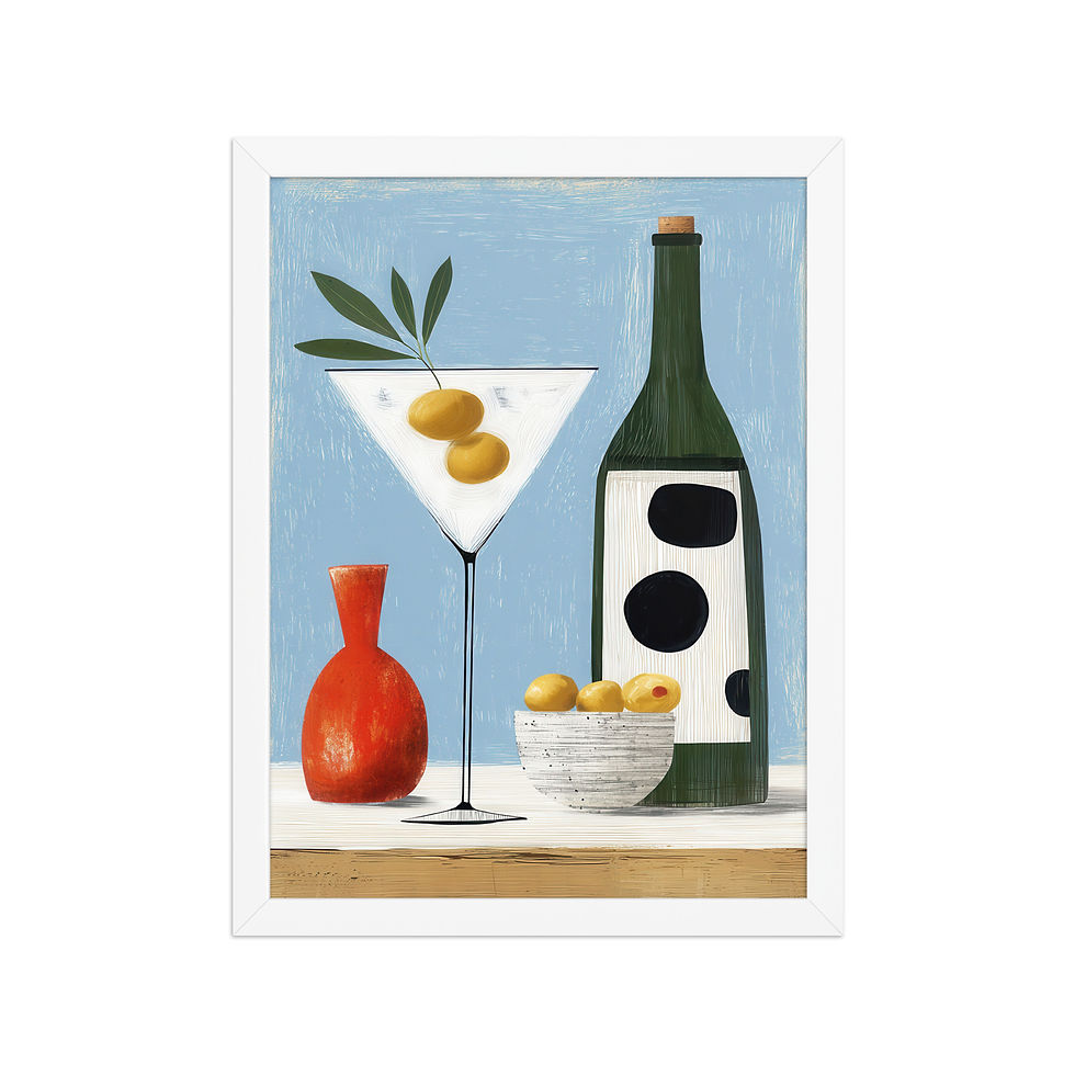 Thumbnail: Affordable Framed Gouache Art for Stylish Spaces