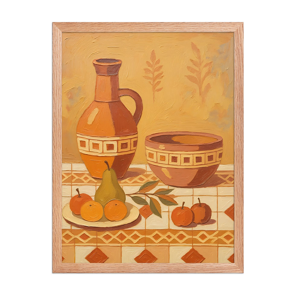 Thumbnail: Contemporary Folk Table Art Print