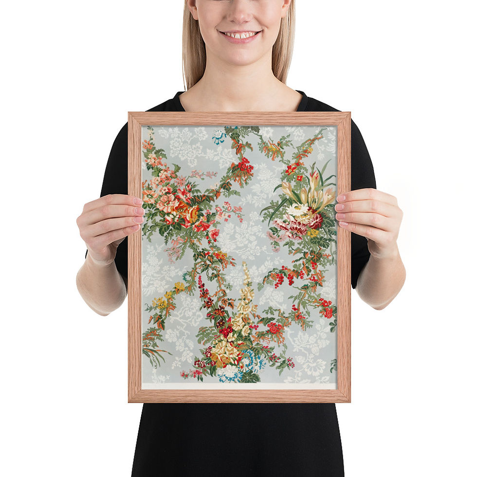 Thumbnail: Figured Silk from The Industrial Arts of the Nineteenth Century
