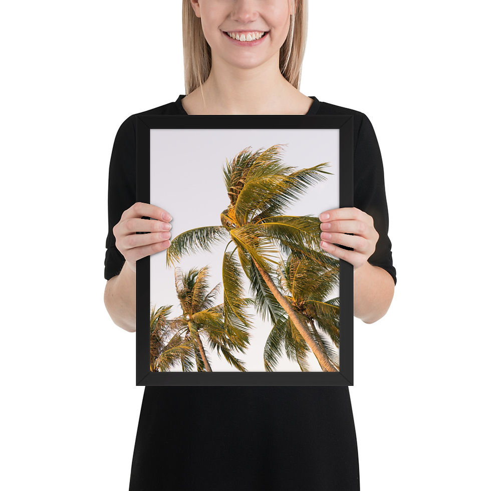 Thumbnail: Sunset Palms Art Print