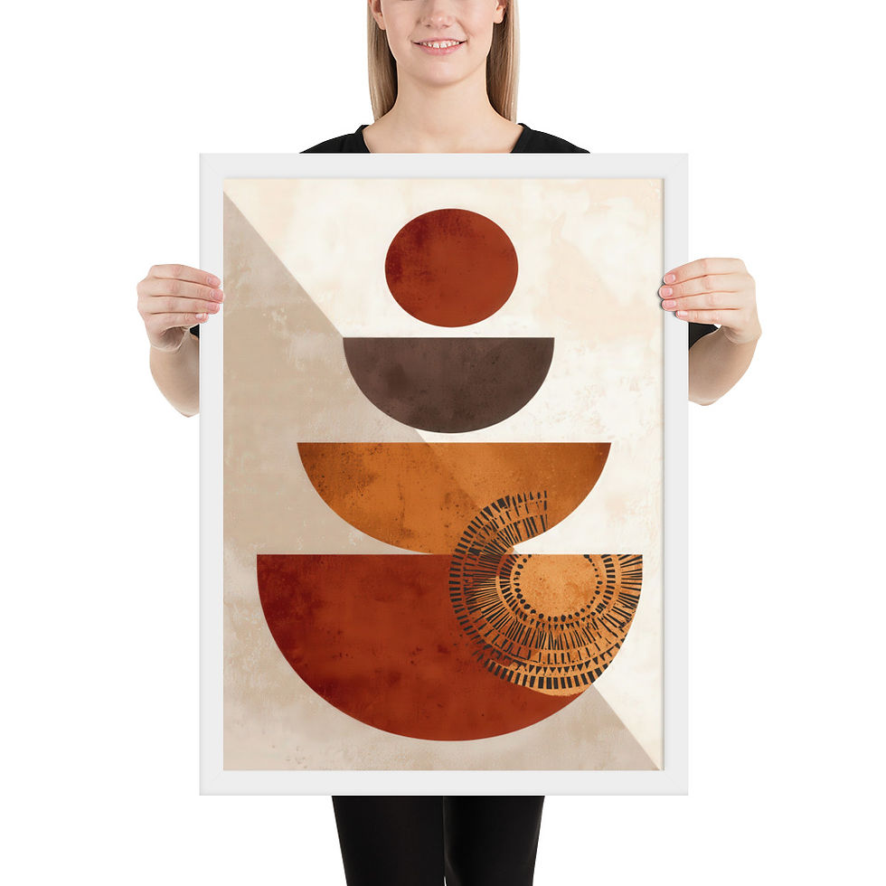 Thumbnail: Boho-Inspired Framed Art – Unique Home Accents