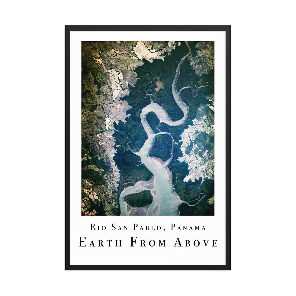 Thumbnail: Panama | Earth From Above | NASA | Framed Space Wall Art