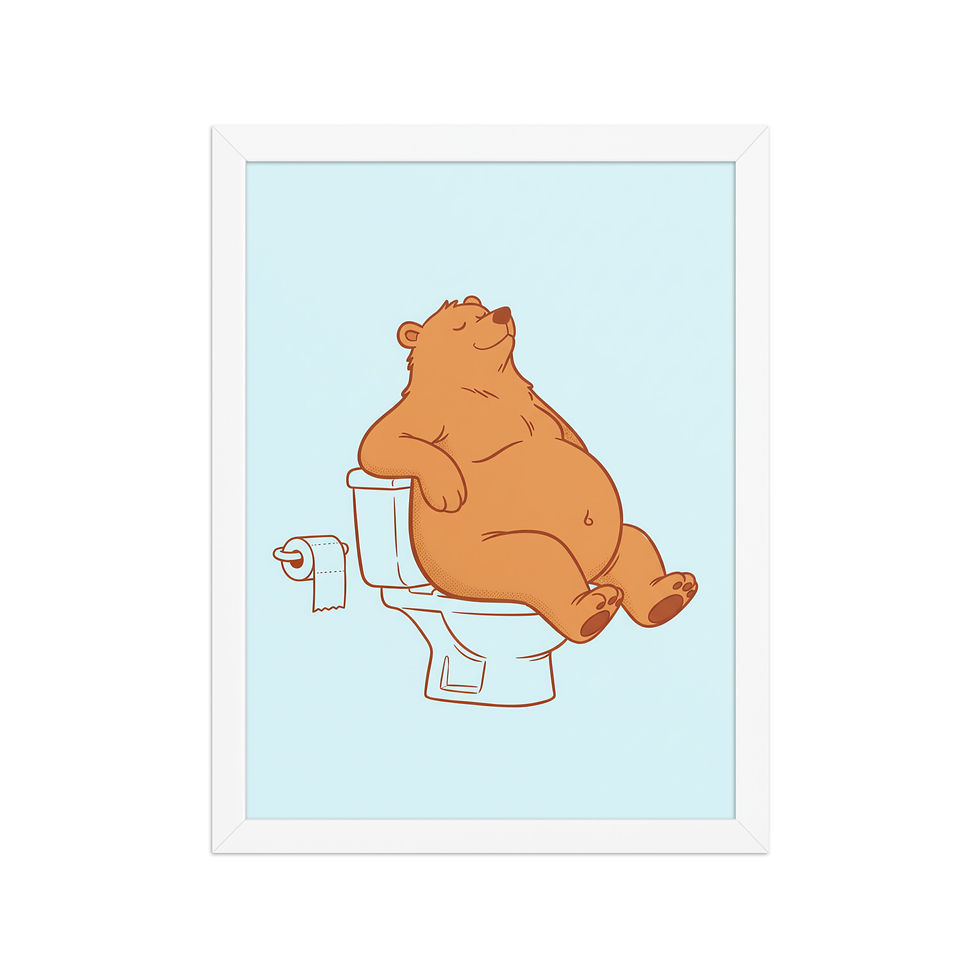 Thumbnail: Bear Necessities Quirky Wall Art