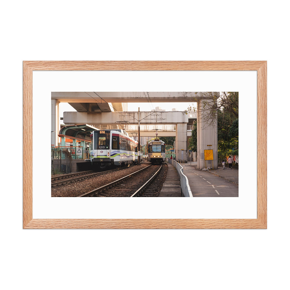 Thumbnail: Kowloon Trams | Framed Photography Print | Wall Art  | Hong Kong