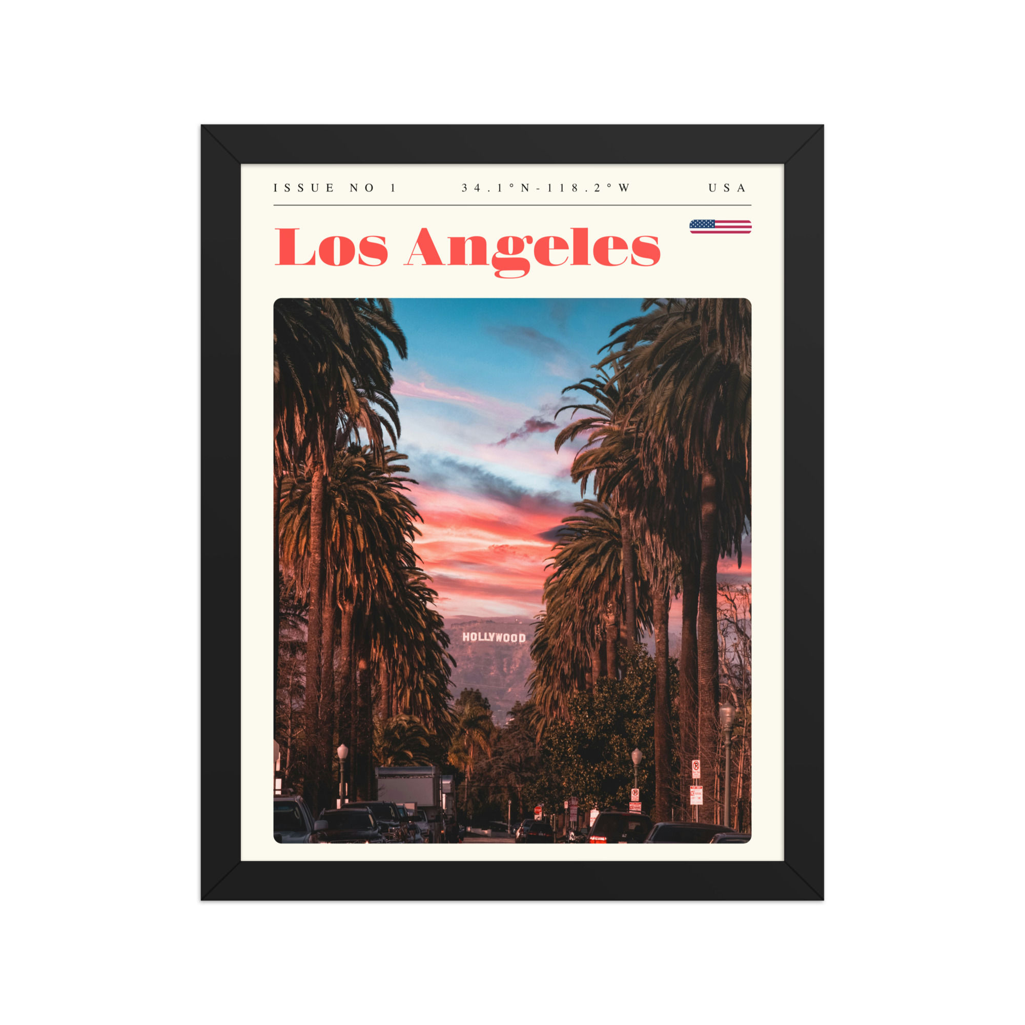 Los Angeles | Framed USA Travel Posters