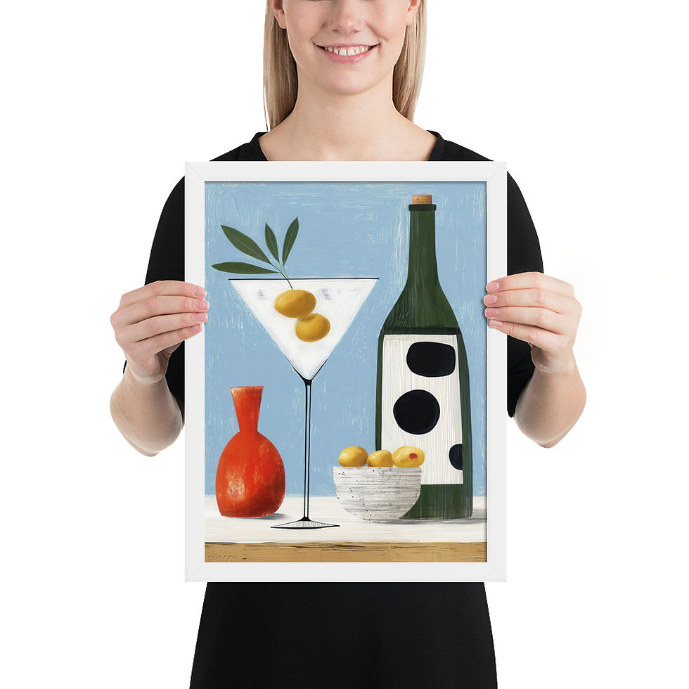 Thumbnail: Affordable Framed Gouache Art for Stylish Spaces