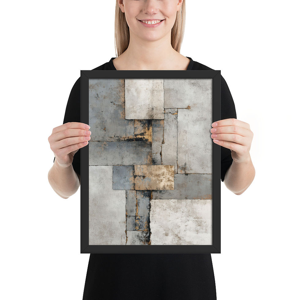 Thumbnail: Framed Dreamy Boho Art – Soft and Serene Decor