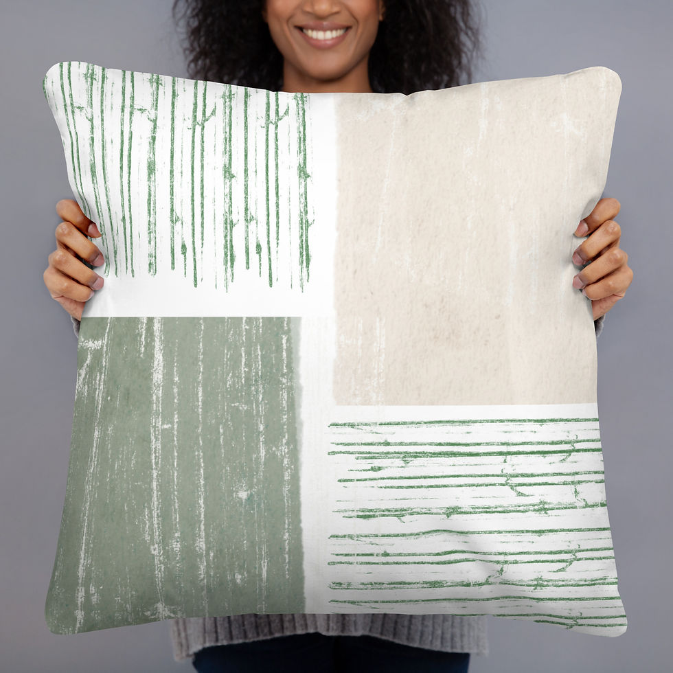 Thumbnail: Boho Chic Cushion – Unique Textured Throw Pillow