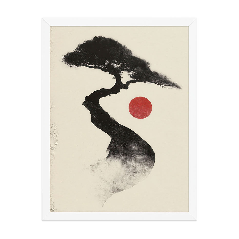 Thumbnail: Japandi Bonsai Tree Silhouette 