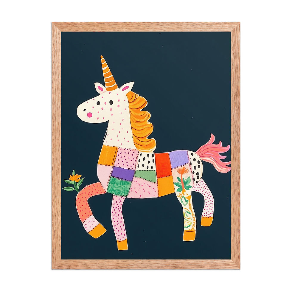 Thumbnail: Unicorn | Children's Bedroom | Nursery Wall Art