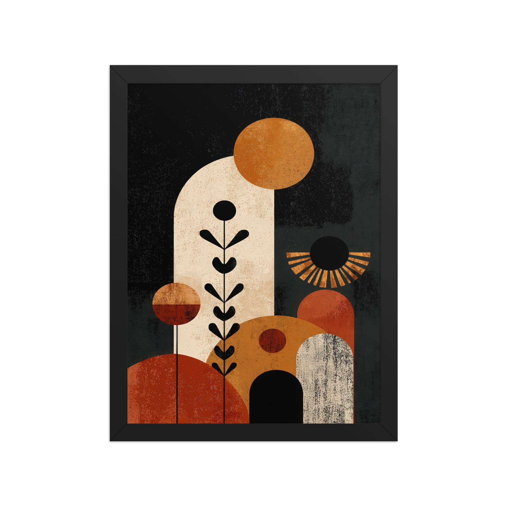 Framed Abstract Boho Art – Contemporary Decord poster