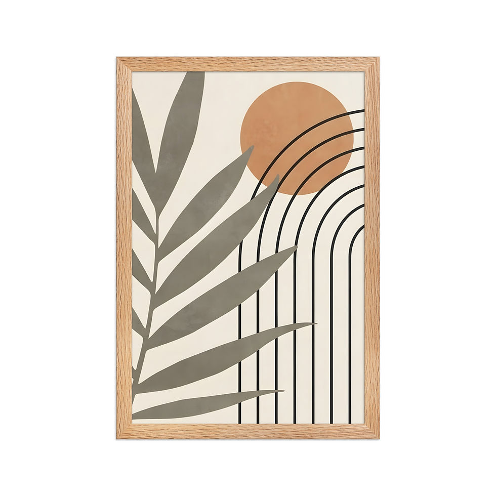 Thumbnail: Boho Minimalist Art: Simple Wall Decor for Stylish Home Interiors botanical
