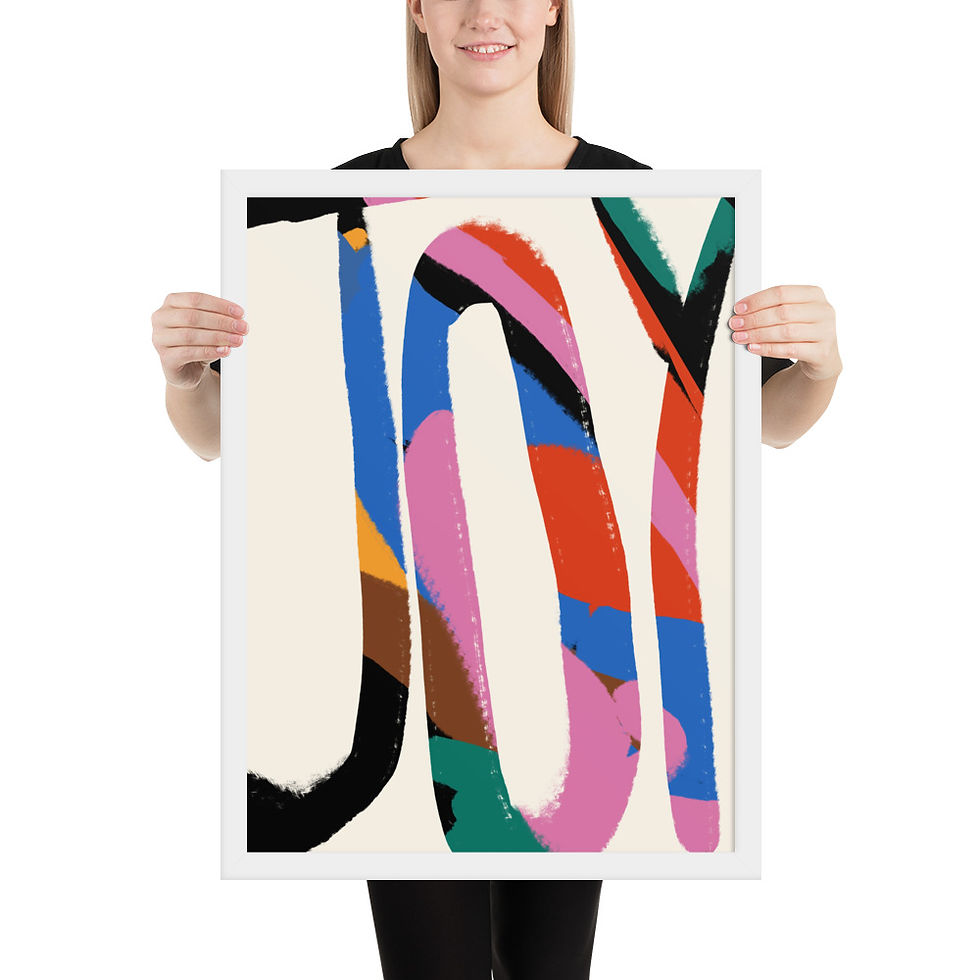 Thumbnail: Framed Eclectic Abstract Art for Modern Homes