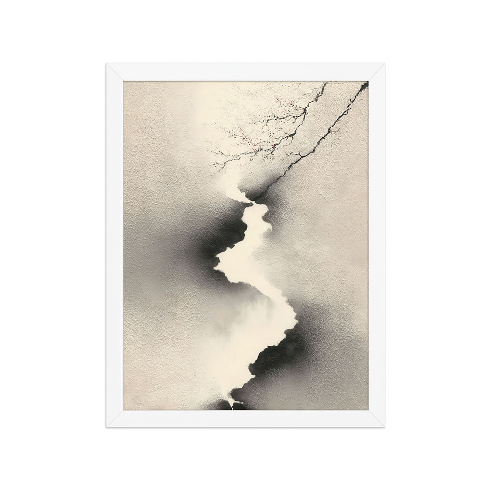 Thumbnail: Japandi Sumei-e Japanese Ink Inspired Print