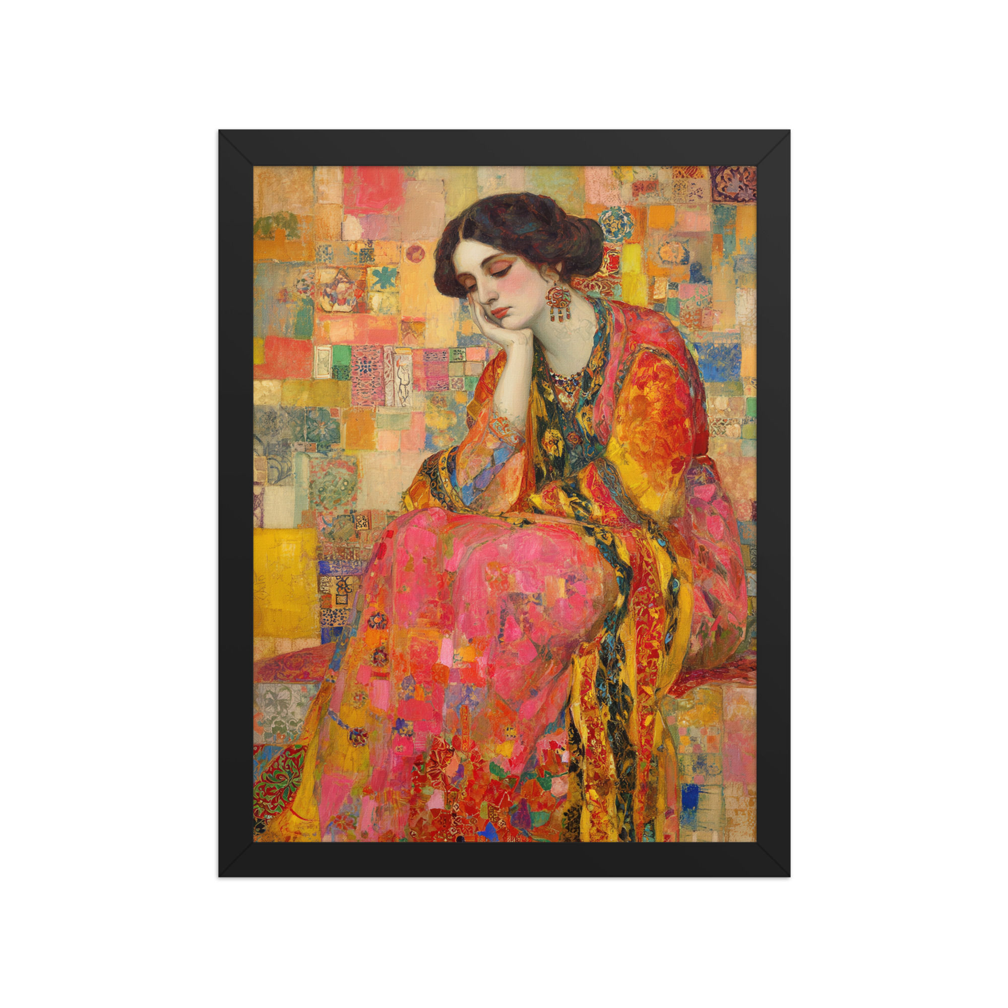 Vibrant Portrait of a Woman II