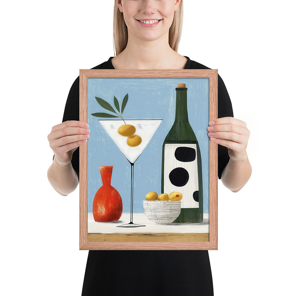 Thumbnail: Affordable Framed Gouache Art for Stylish Spaces