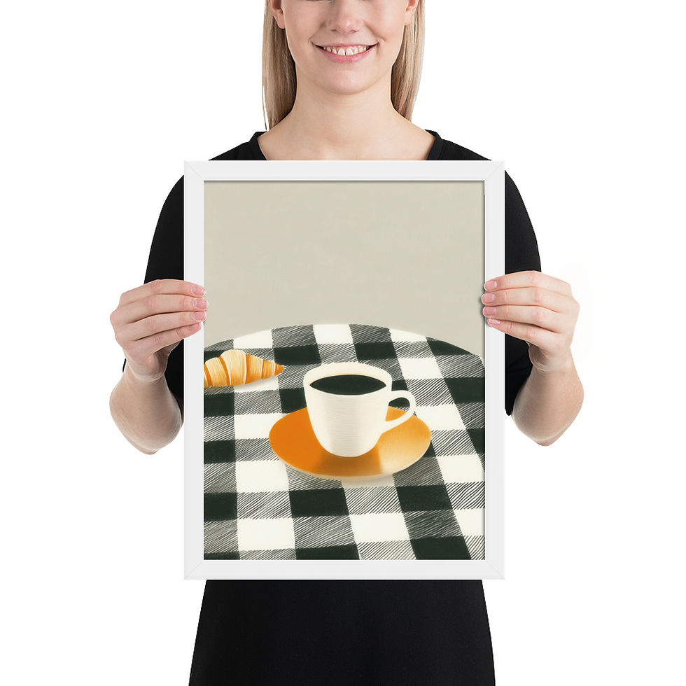 Thumbnail: Affordable Framed Gouache Art for Stylish Spaces