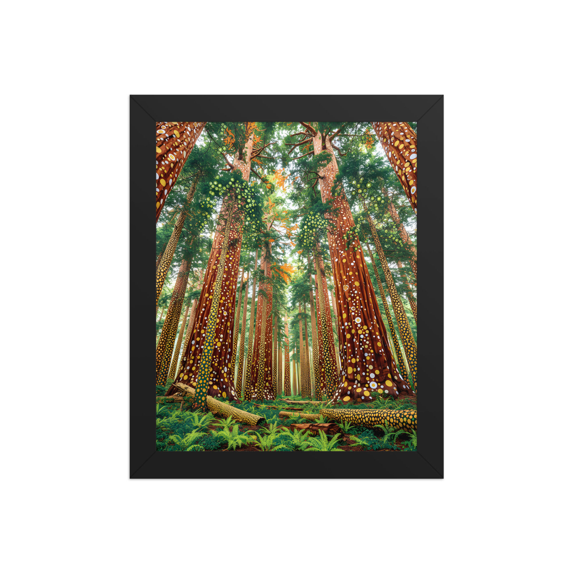 Abstract Sequoia Forest Art Print
