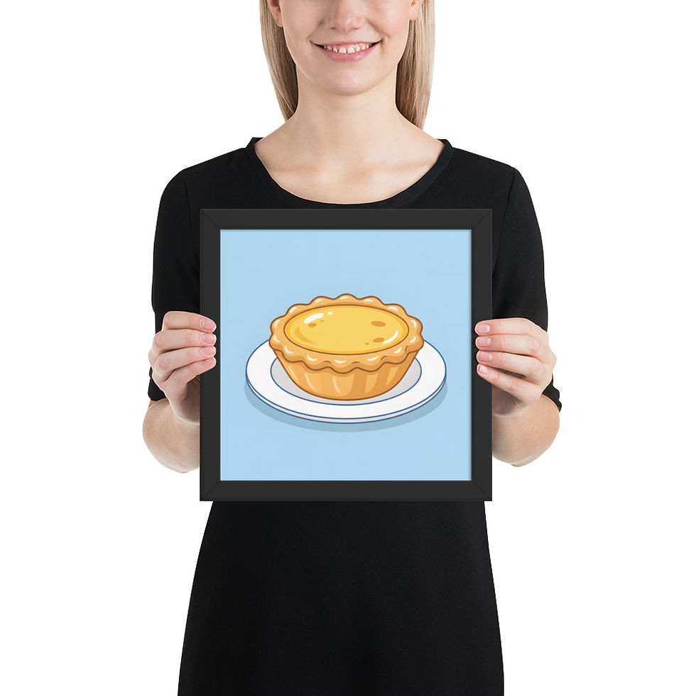 Thumbnail: Hong Kong Egg Tart Framed Wall Art