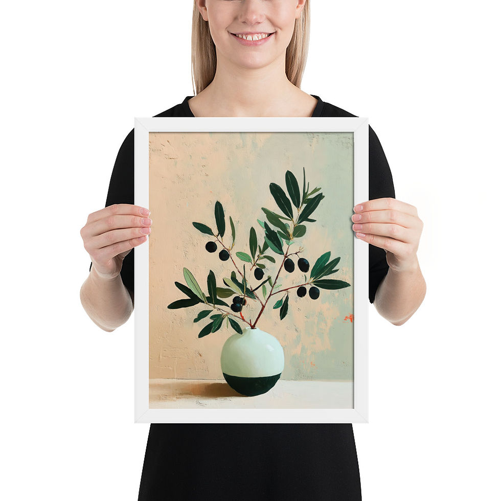 Thumbnail: Vibrant Gouache Wall Art for Living Room Accent
