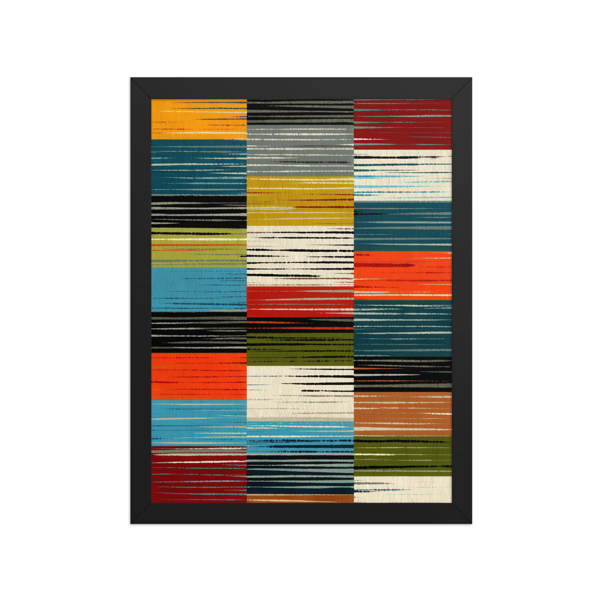 Framed Minimalist Bohemian Art – Clean Lines Decor