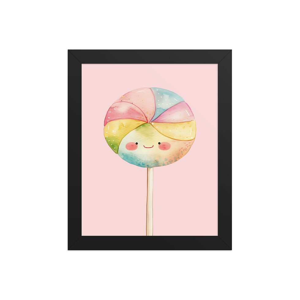 Thumbnail: Pop | Whimsical Framed Nursery Prints for Kids' Rooms | Adorable Wall Art