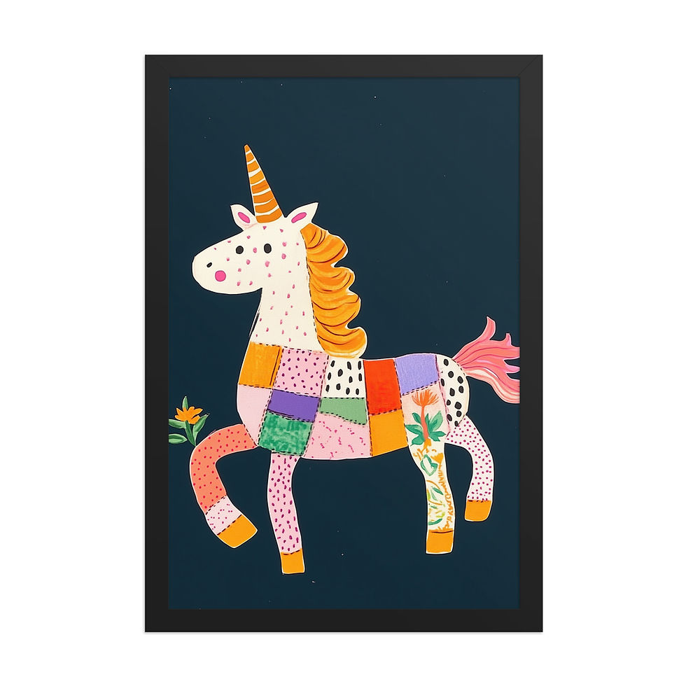 Thumbnail: Unicorn | Children's Bedroom | Nursery Wall Art