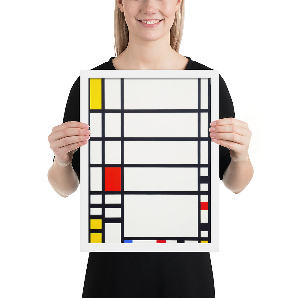Thumbnail: Framed Contemporary Art For Living Room