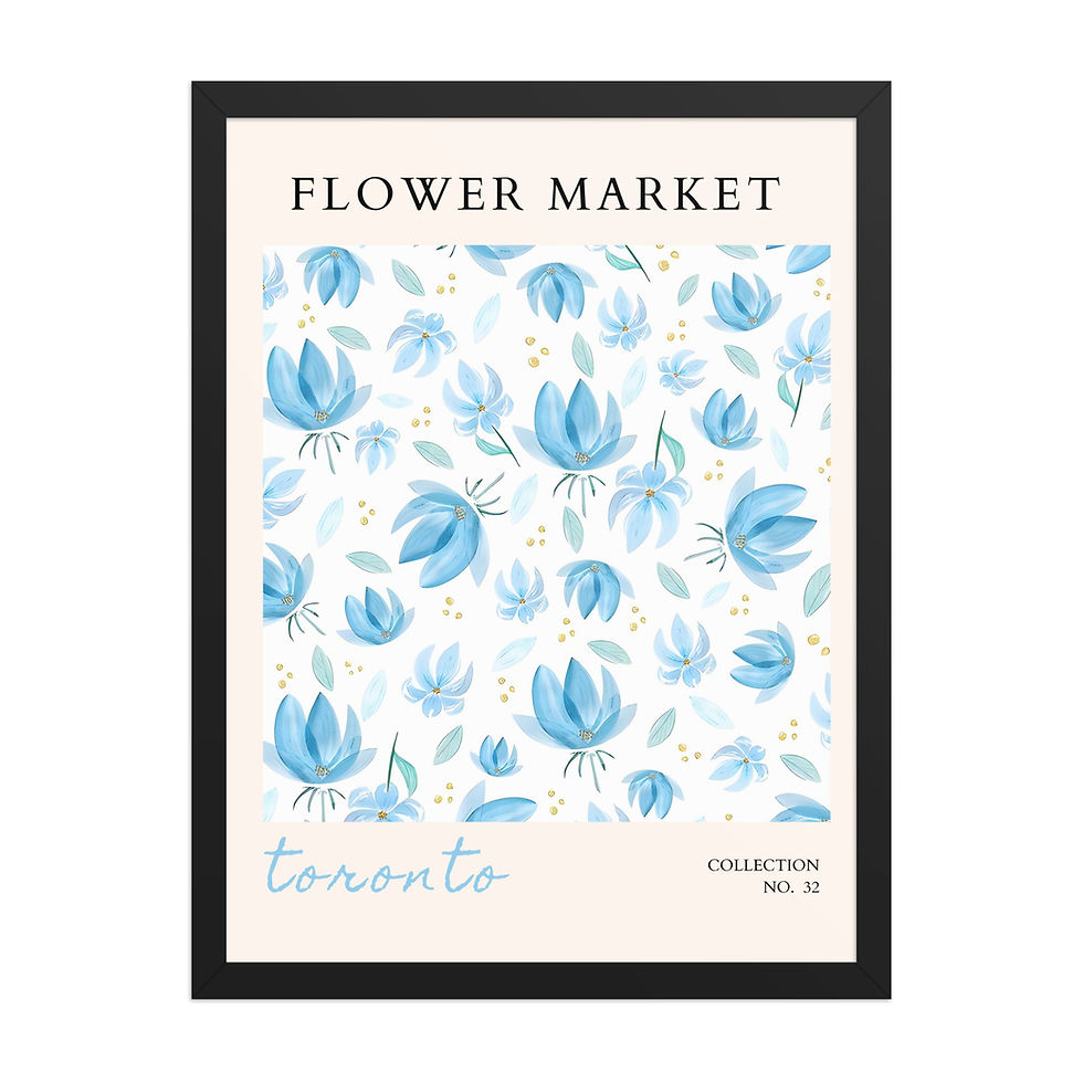 Thumbnail: Toronto | Framed Botanical Wall Art: Nature Prints from Global Cities