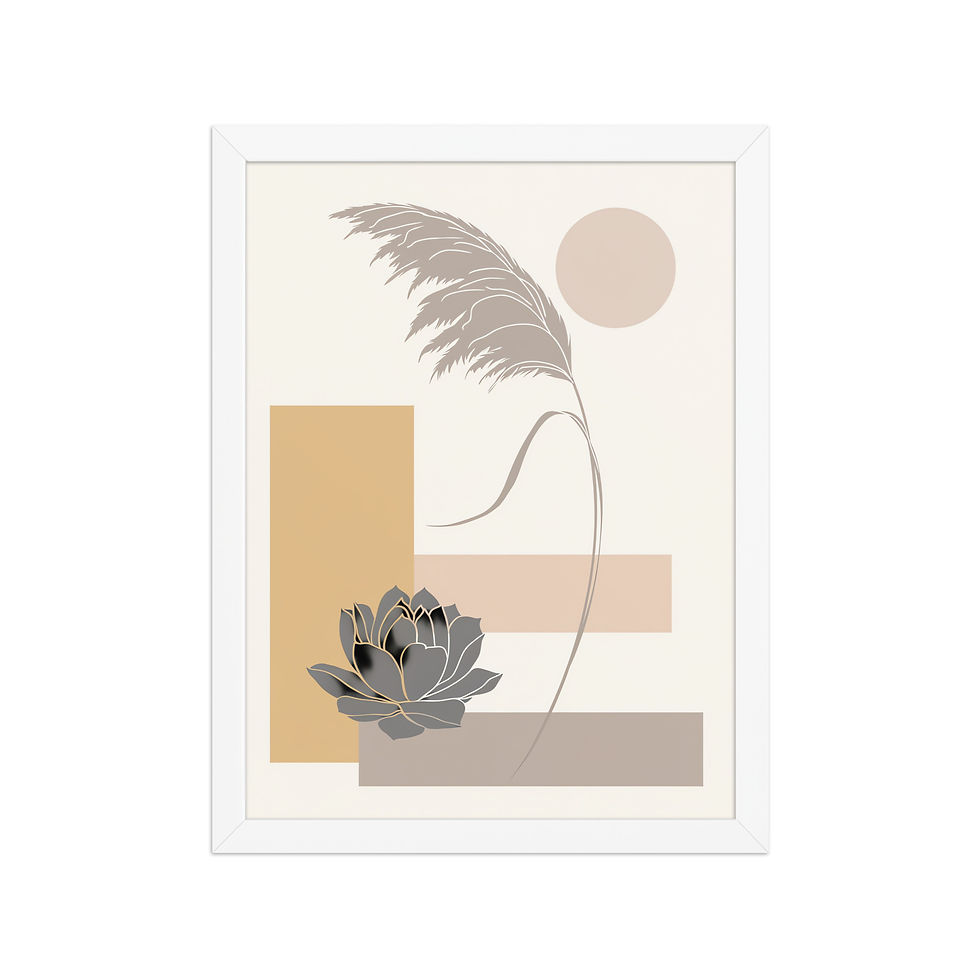 Thumbnail: Minimalist Boho Wall Art Print