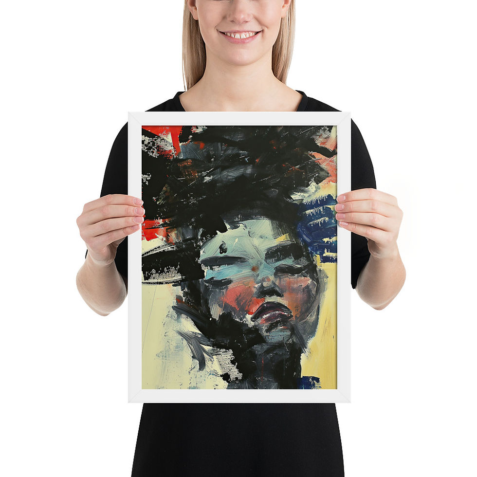Thumbnail: Affordable Framed Abstract Prints for Home Offices